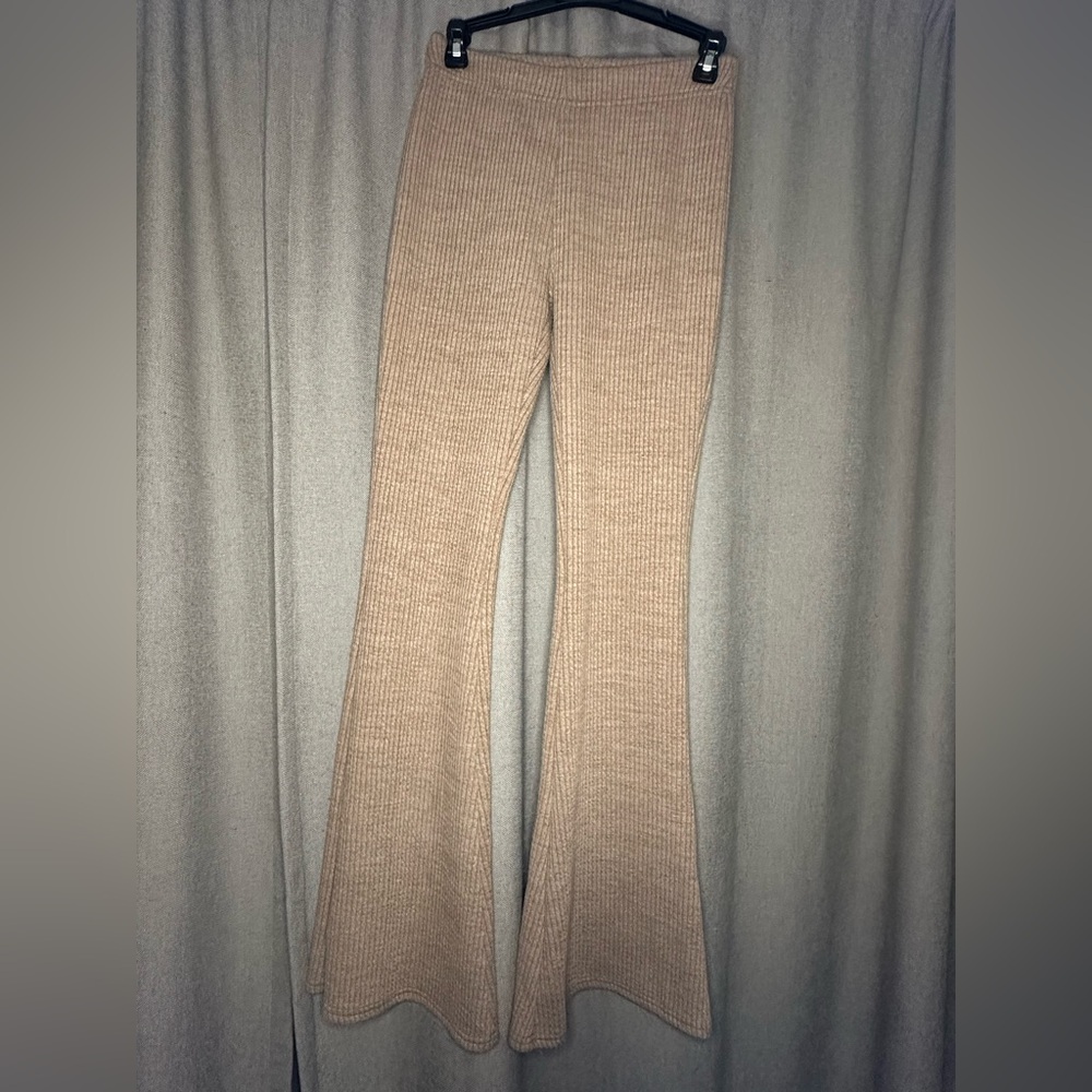 american eagle ribbed flare pants